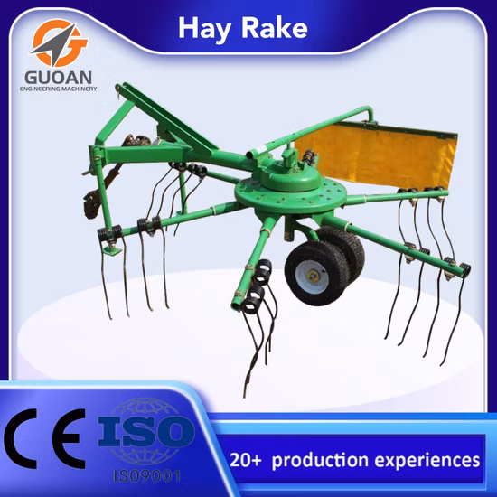 Tractor Mounted Finger Plate Disc Rotary Hay Rake for Sale