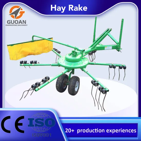 Tractor Mounted Finger Plate Disc Rotary Hay Rake for Sale